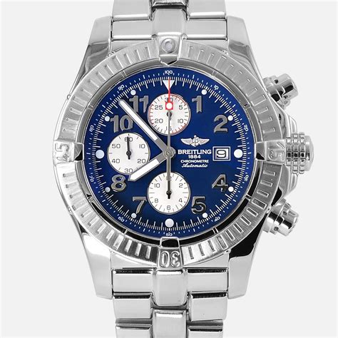 breitling super avenger blue dial